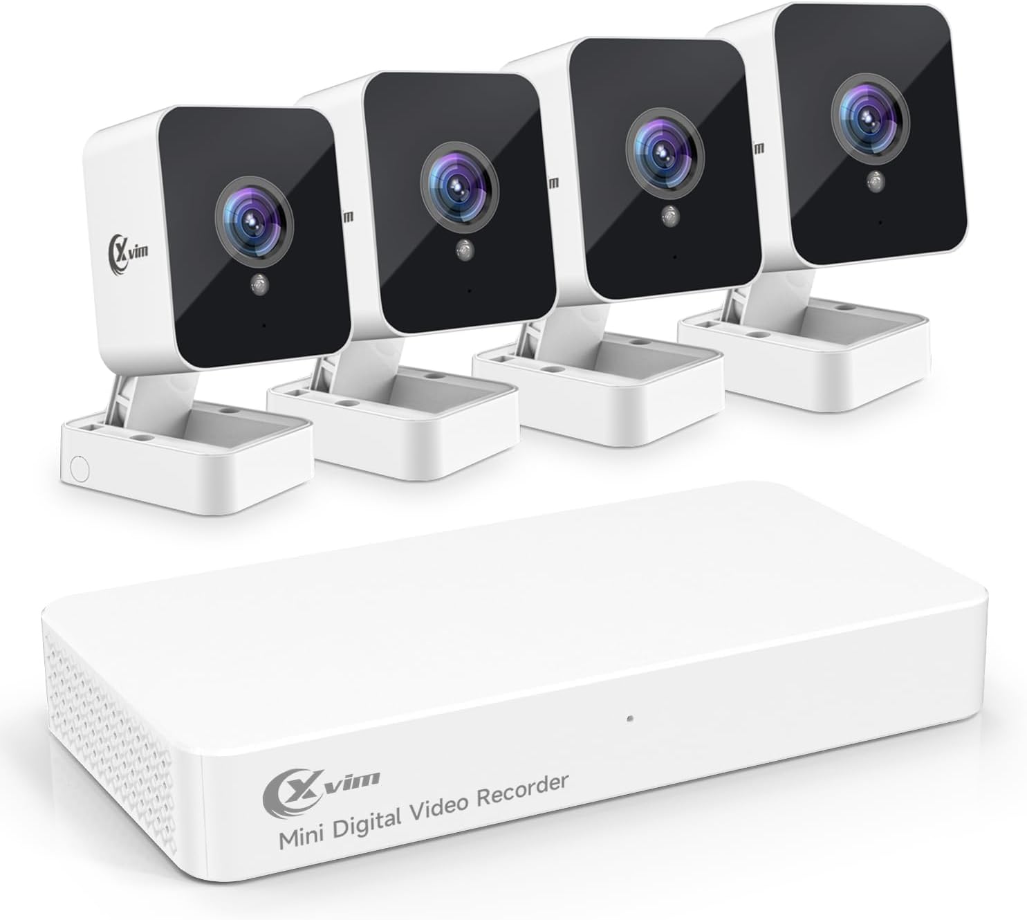 Xvin XVIM 8CH 1080P Wired Security Camera System with 64G Micro SD Extended ...