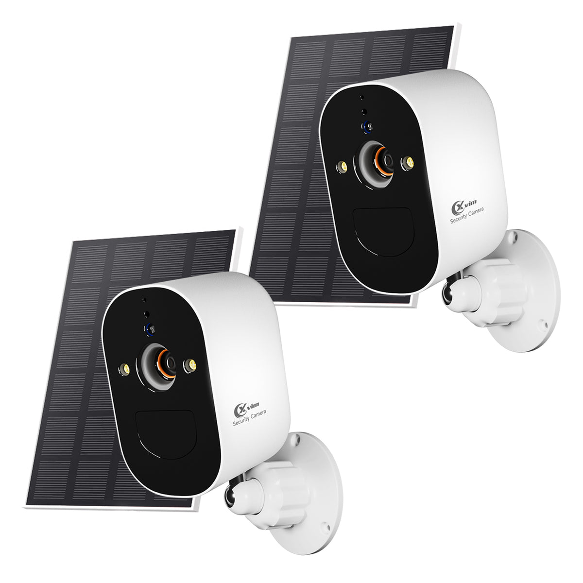 Xvem XVIM 1080P 2Pack Solar Security Cameras Wireless Outdoor, 2MP Battery ...